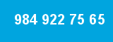 984 922 75 65 984 922 75 65